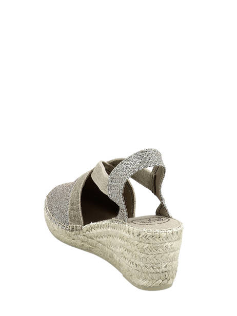 Espadrilles Triton Toni pons Argent accessoires TRITON vue secondaire 3