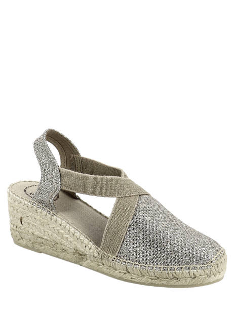 Espadrilles Triton Toni pons Argent accessoires TRITON