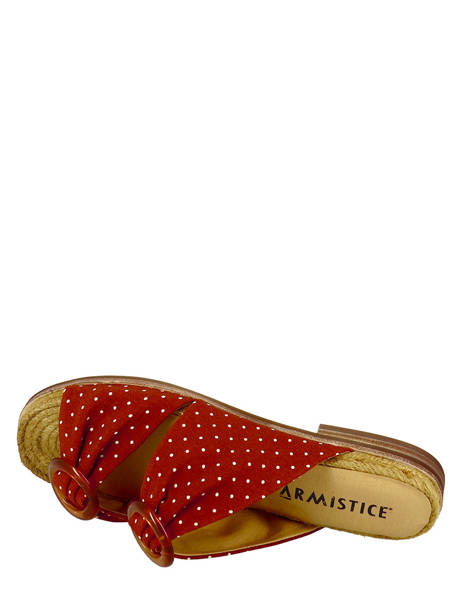 Mules Armistice Rouge accessoires RIO6 vue secondaire 4
