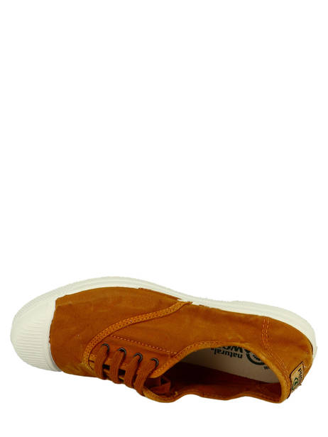 Sneakers Natural world Marron accessoires 102E vue secondaire 4