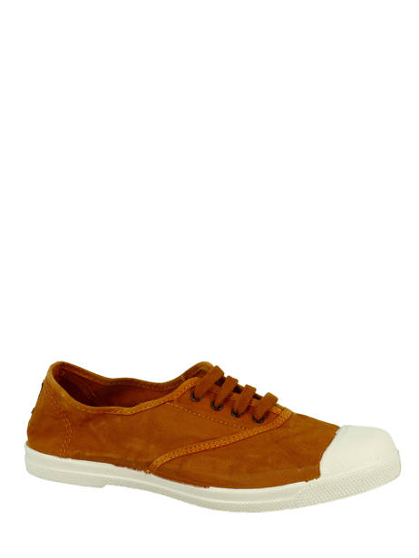 Sneakers Natural world Marron accessoires 102E vue secondaire 3