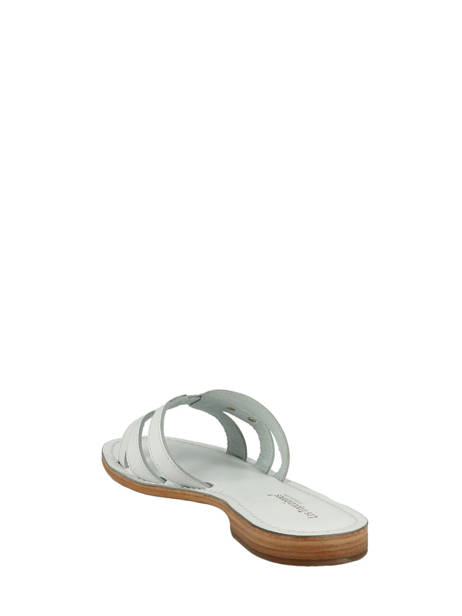 Slippers Damia In Leather Les tropeziennes White accessoires DAMIA other view 3