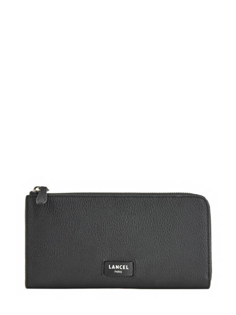 Leather Ninon Wallet Lancel Black ninon A09974