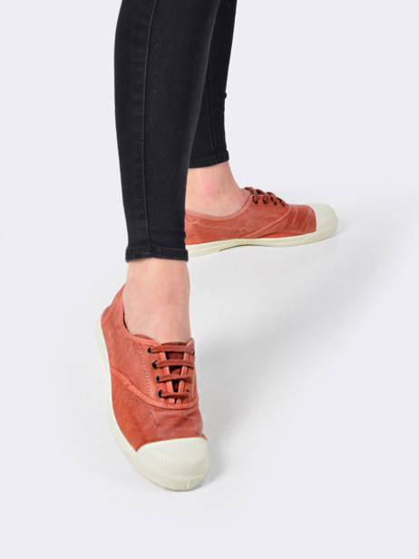 Low-top Sneakers Natural world Red accessoires 102E other view 1