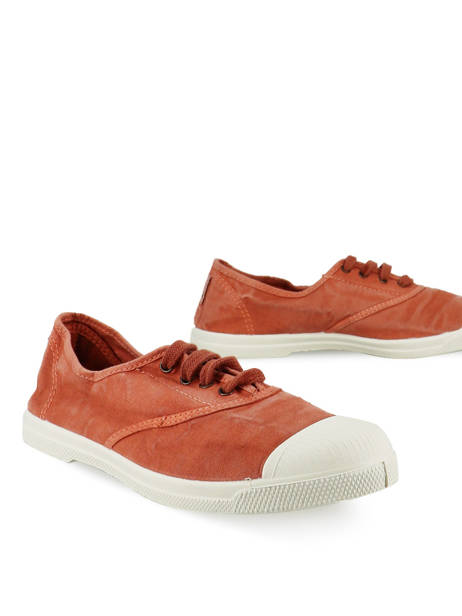 Low-top Sneakers Natural world Red accessoires 102E other view 3