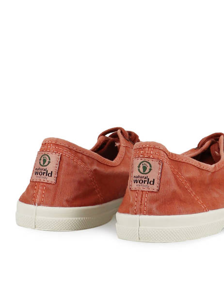 Low-top Sneakers Natural world Red accessoires 102E other view 4