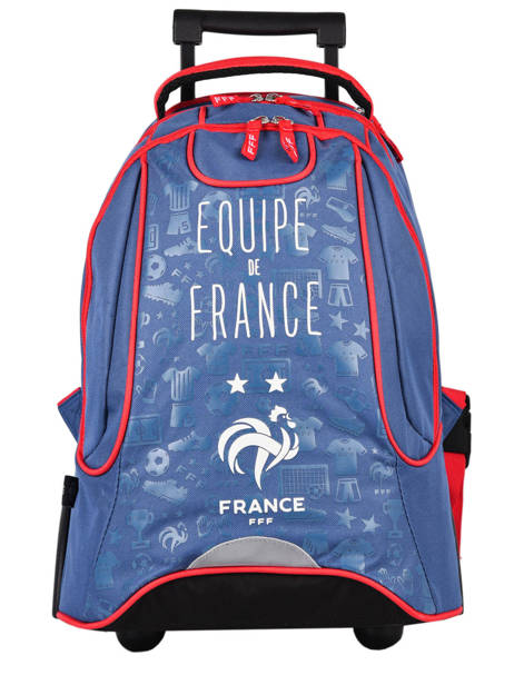 Wheeled Backpack 2 Compartments Federat. france football Blue equipe de france 203X204R
