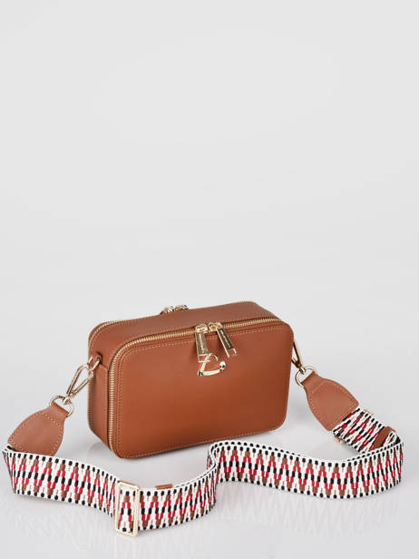 Sac Bandoulière City Philos Cuir Lancaster Marron city philos 70 vue secondaire 2