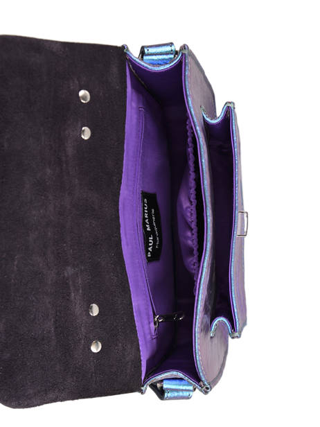 Leather Mlle George Scarabee Crossbody Bag Paul marius Multicolor scarabee GEORGSCA other view 3