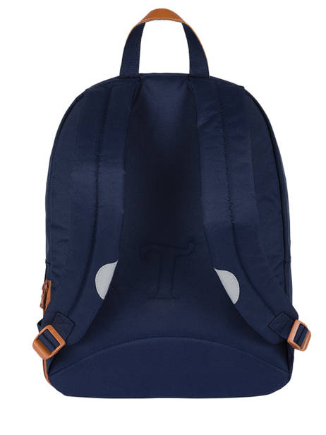 2-compartment Backpack Tann's Blue les fantaisies g - 22-63111 other view 2