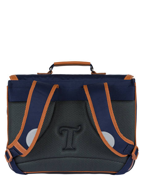 2-compartment Satchel Tann's Blue les fantaisies g - 22-38111 other view 4