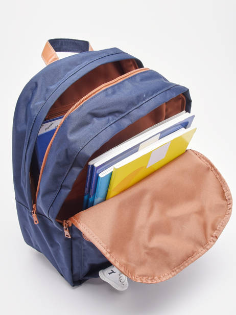 2-compartment Backpack Tann's Blue les fantaisies g - 22-63111 other view 3