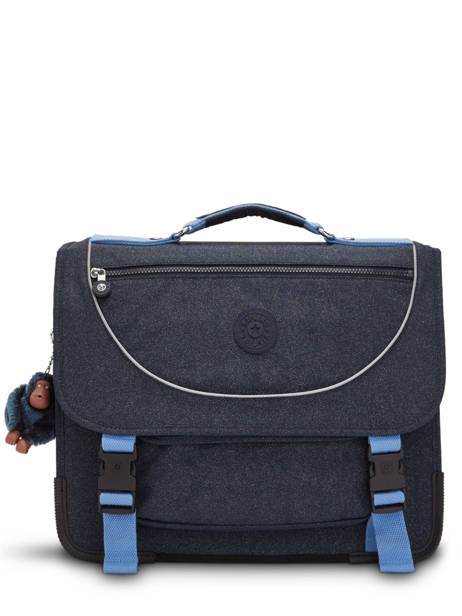 2-compartment  Satchel Kipling Blue back to school K00778