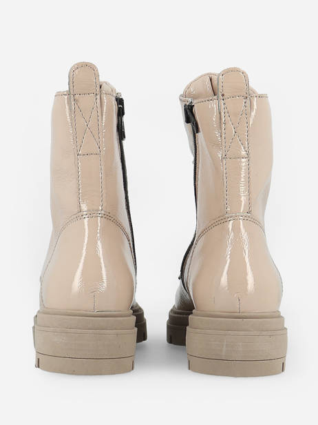 Boots In Leather Mjus Beige accessoires M79258 other view 4