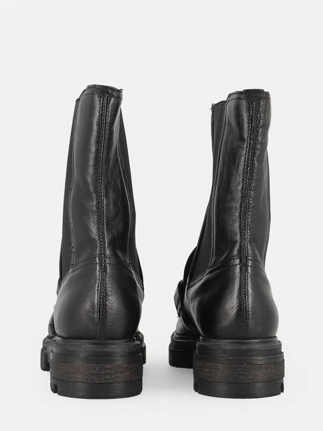 Boots In Leather Mjus Black accessoires P31204 other view 4