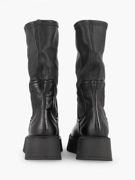 Boots In Leather Mjus Black accessoires P78304 other view 4