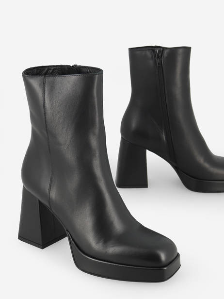 Heeled  Boots In Leather Semerdjian Black accessoires M684M2 other view 3