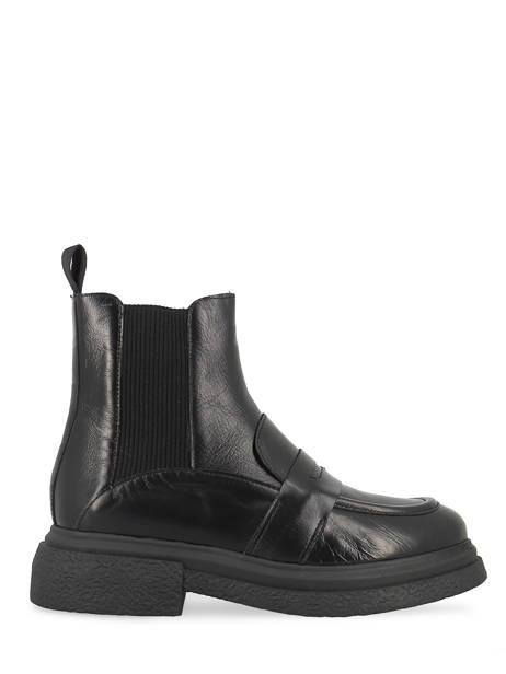 Chelsea Boots In Leather Semerdjian Black accessoires E981E1