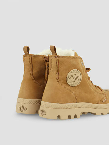 Boots Pampa Hi Zip Wl In Leather Palladium Brown accessoires 95982252 other view 3