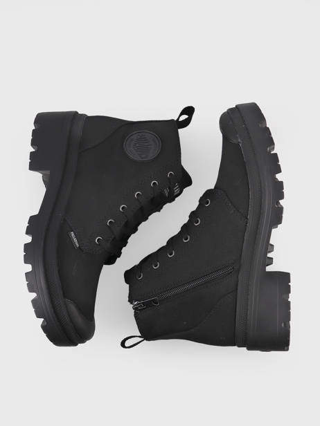 Boots Pallabase Twill Palladium Black accessoires 96907008 other view 3