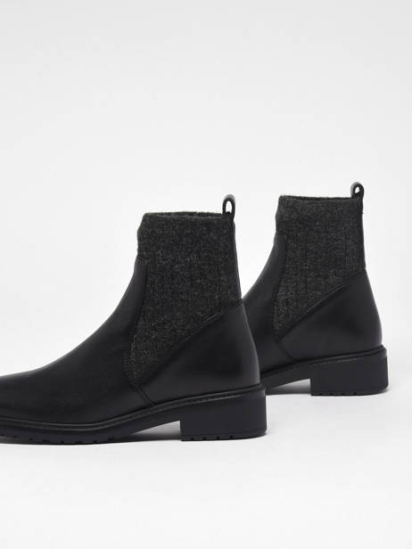Ellen Boots In Leather Unisa Black accessoires ELLEN other view 1