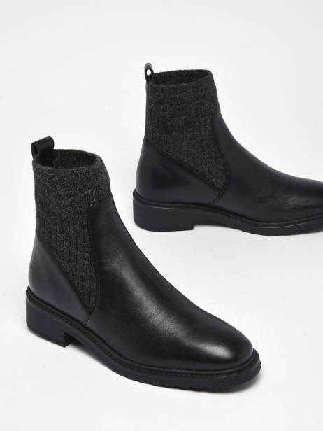 Ellen Boots In Leather Unisa Black accessoires ELLEN other view 4