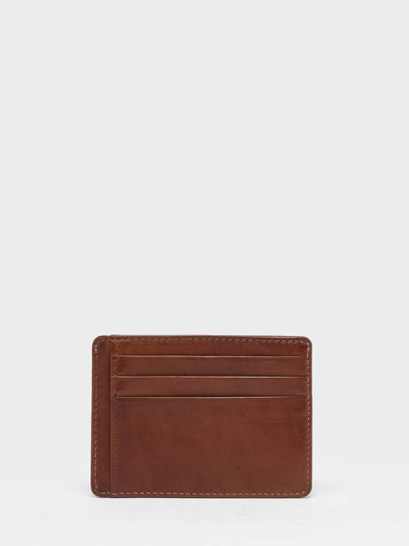Porte Cartes Leather Basilic pepper Brown traveler BTRA95 other view 2