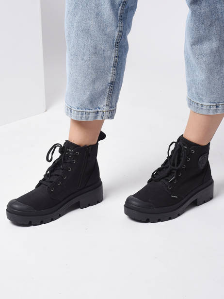 Boots Pallabase Twill Palladium Black accessoires 96907008 other view 2