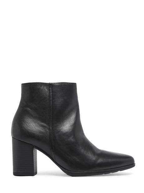 Heeled  Boots In Leather Gabor Black accessoires 57