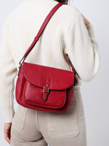 Sac Bandoulière Toscane Toscane Hexagona Rouge toscane 579734 vue secondaire 1