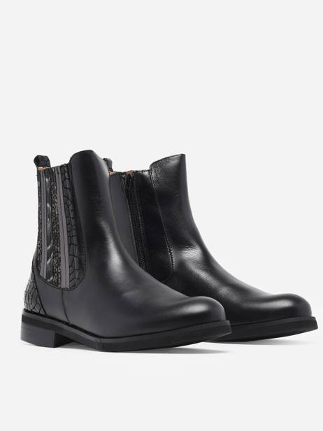 Boots In Leather Folie's Black accessoires 5501 other view 3