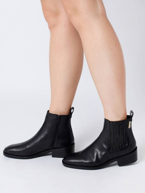Boots Lukaze In Leather Les tropeziennes Black accessoires 635LUKAZ other view 2
