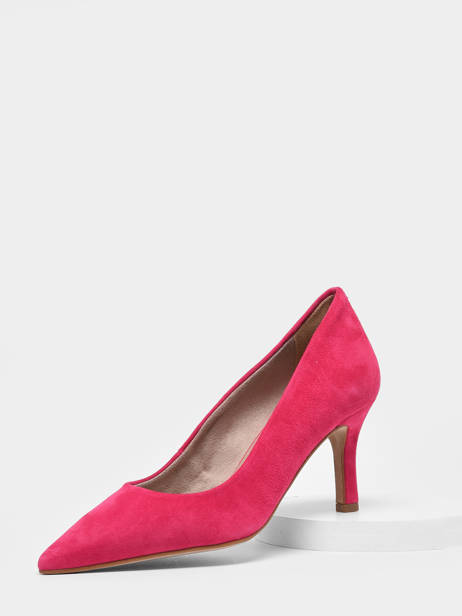 Escarpins Talon Aiguille En Cuir En Cuir Tamaris Rose accessoires 20 vue secondaire 1