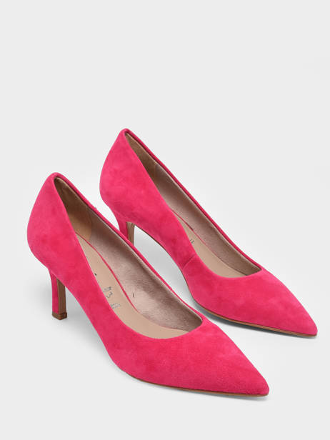 Escarpins Talon Aiguille En Cuir En Cuir Tamaris Rose accessoires 20 vue secondaire 3