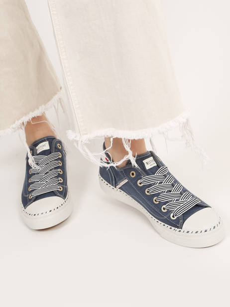 Sneakers  Mustang Bleu accessoires 1376303 vue secondaire 2