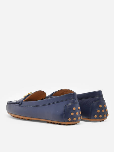 Moccasins Barnsbury In Leather Lauren ralph lauren Blue accessoires 85284707 other view 4