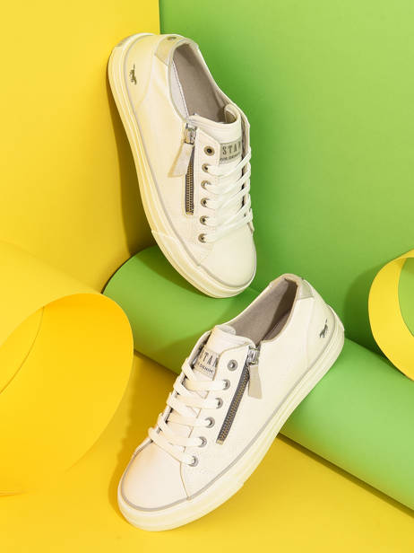 Sneakers Mustang White accessoires 1272308