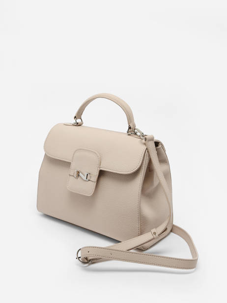 Leather Top Handle Duras Nathan baume Beige ines 1 other view 2