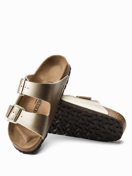 Mules Arizona Birkenstock Or accessoires 1016111 vue secondaire 2