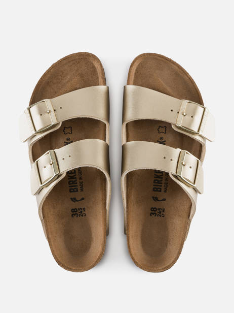 Mules Arizona Birkenstock Or accessoires 1016111 vue secondaire 3