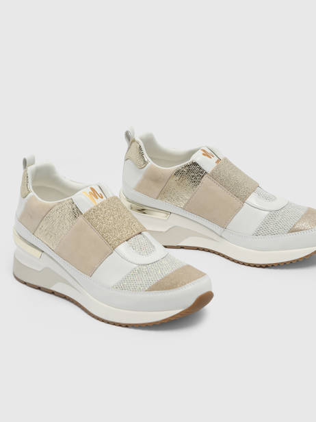 Sneakers Velin En Cuir Mam'zelle Beige accessoires CSIJK64 vue secondaire 3
