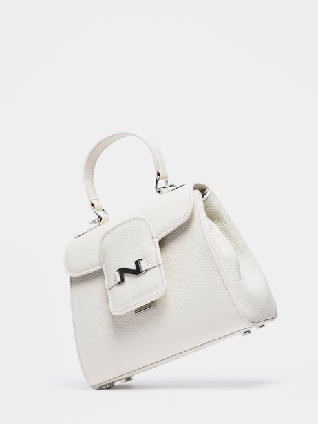 Leather Mini Duras Crossbody Bag Nathan baume Beige ines 4 other view 2