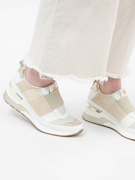 Sneakers Velin En Cuir Mam'zelle Beige accessoires CSIJK64 vue secondaire 2