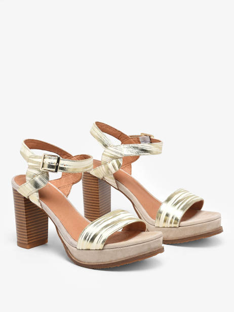 Sandales à Talon Jain En Cuir Mam'zelle Or accessoires CSG1H03 vue secondaire 2