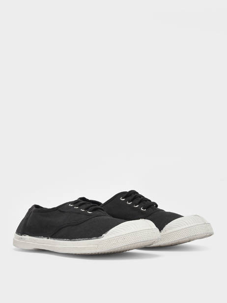 Sneakers Bensimon Noir accessoires F15004 vue secondaire 3
