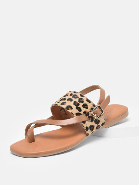 Sandals Lala In Leather Pieces Brown accessoires 17136423 other view 1