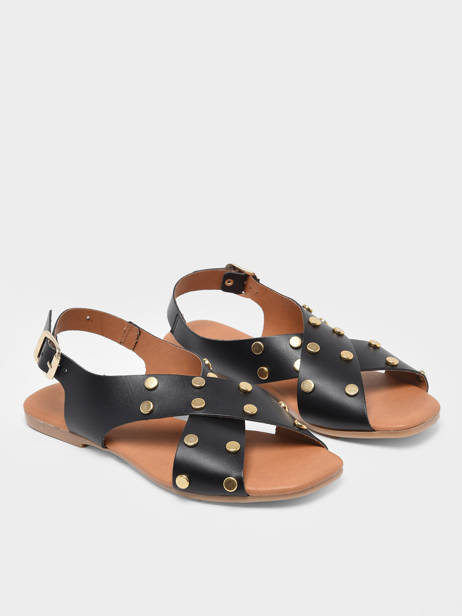 Sandals Kenna In Leather Pieces Black accessoires 17136367 other view 2