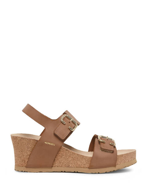 Sandales Lissandra Scratch En Cuir Mephisto Marron accessoires P5141914