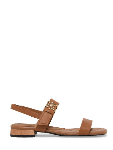 Sandals In Leather Tommy hilfiger Brown accessoires 7094GU9