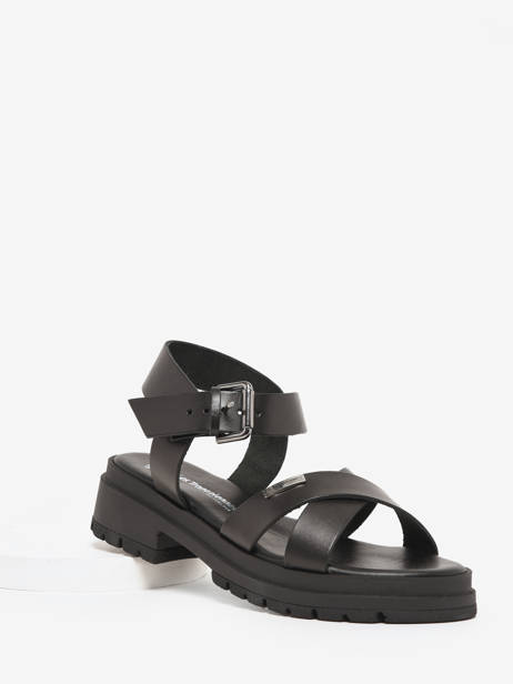 Sandales Tiha En Cuir Les tropeziennes Noir accessoires TIHA vue secondaire 1